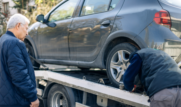 can police tow your car if driver is sitting inside